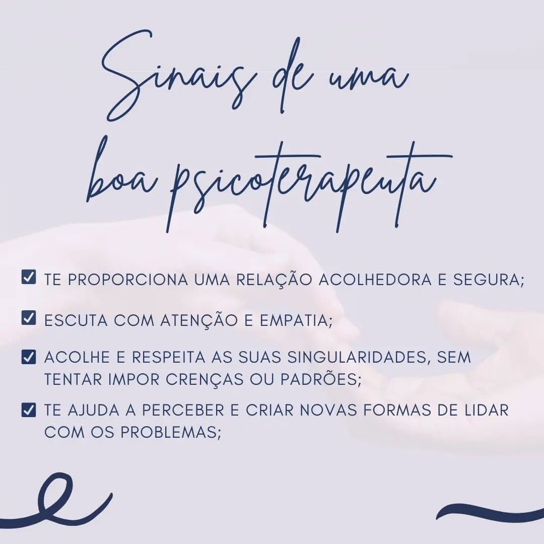 Olá, pessoal!🌻
Como saber se você está em boas mãos durante a psicoterapia?🤔🤔
Quis trazer esse post para clientes/pacientes, mas principalmente para profissionais revistarem as orientações do CFP relacionadas a psicoterapia e ao uso das redes sociais😉
Aqui estão alguns indicadores de uma profissional ética e comprometida! São alguns dos sinais que garantem um acompanhamento profissional e de qualidade, baseado nas orientações do Conselho Federal de Psicologia!💬💙
Juliana B. Fitaroni
Psicóloga
CRP 18/02964
#Psicoterapia #Saúde Mental #CuidadoResponsável #psicoloterapiaecompsicologo
👉🏼Para mais informações, confira o documento do CFP: CONSELHO FEDERAL DE PSICOLOGIA. Reflexões e orientações sobre a prática da Psicoterapia. Brasilia, 2022. Disponível em: <https://site.cfp.org.br/wp-content/uploads/2023/06/caderno_reflexoes_e_orientacoes_sobre_a_pratica_de psicoterapia.pdf>. Acesso em 15 de julho de 2024.