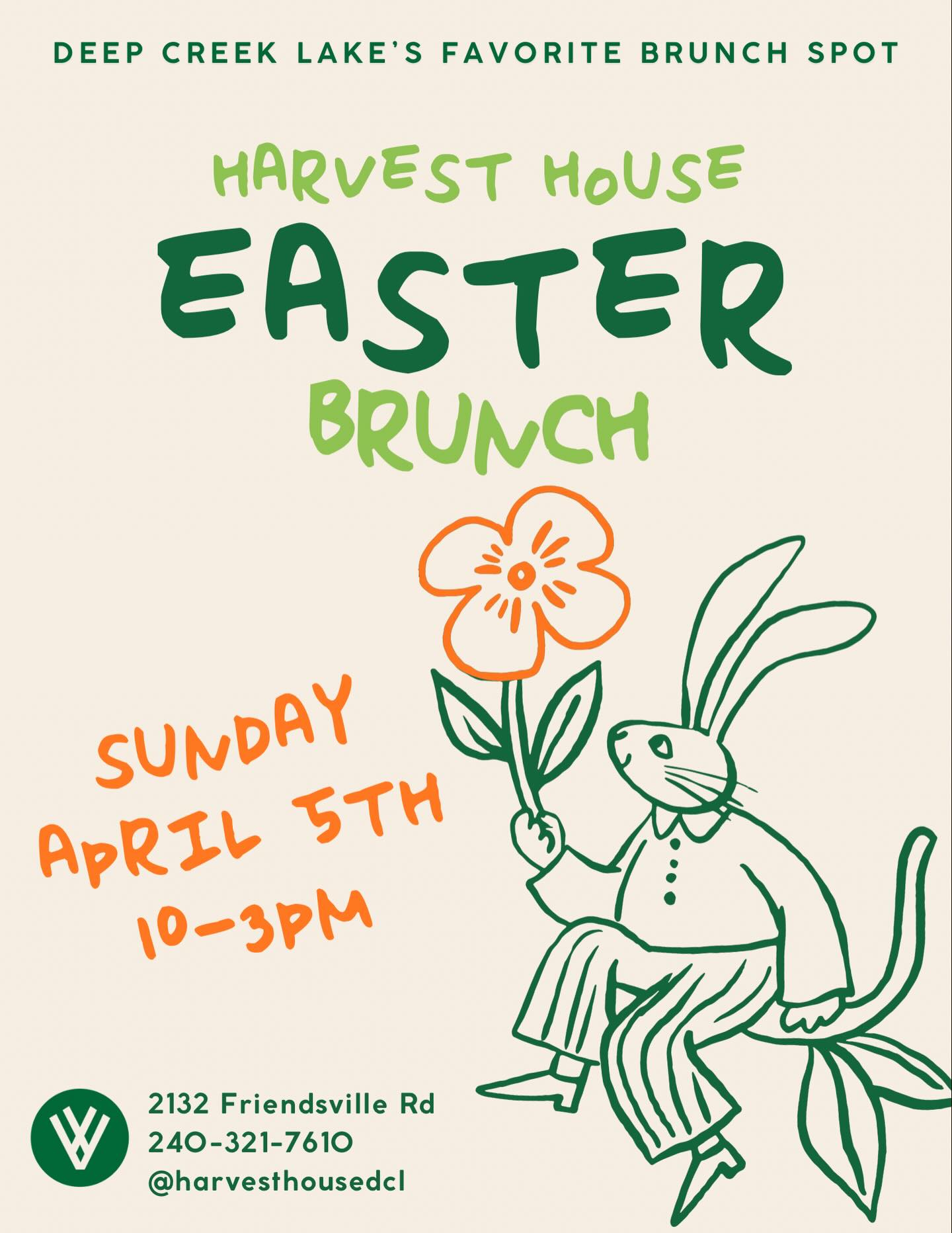 Easter brunch is calling and you’re gonna want to answer. 🐰
French toast stacked high, bagel & lox, avocado toast done right, Bloody Marys, mimosa pitchers & more. THE FULL SPREAD.
Join us 10–3pm. Call us or send us a message to make a reservation.