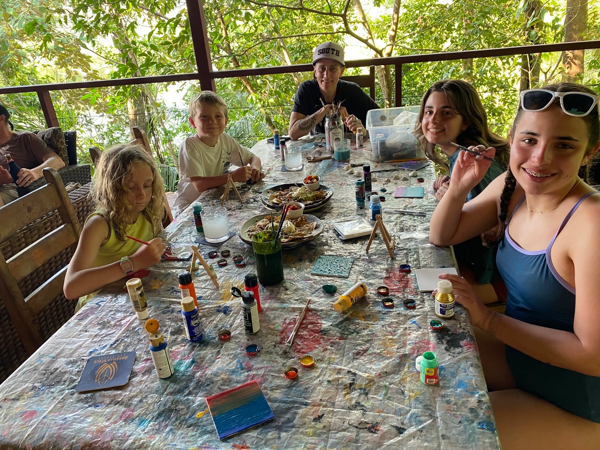 When the beach is just a little too hot… we bring the fun indoors.
Paint-splattered hands, colorful canvases, and a plate of nachos to share — because creativity works best with snacks.
It’s the perfect slow-down moment for kids to get inspired, get messy, and make something they’ll be proud of (while staying cool).
Sometimes the best vacation memories happen off the sand 💛
#Morrillo #AdventureTraveler #AdventurePanama #PanamaCulture #PanamaLife #EcoTraveller #ConservationTravel #ConservationTraveller #Regenerate
#TravelBetter
#SustainableTravels #EcoTourGuide #SurfingLife
#AdventureTravelers #AdventureTraveller #AdventureTraveling
#AdventureTravelFamily #AdventureTravelFamily #FamilyTravelAdventures #FamilyTravelAdventure #AdventurePanama