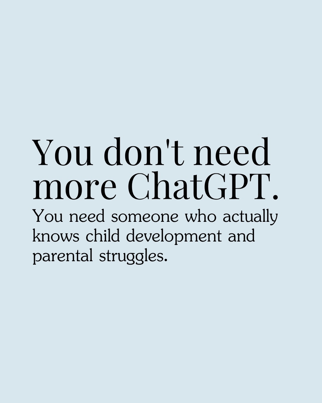 ChatGPT cannot replace the emotional support you receive from a sleep consultant.
We’ve all asked it for advice but something as fragile as your baby’s sleep shouldn’t be part of it🤍.
DM me or book a free discovery call — link in bio.
#dohamums #qatarmums #sleeptraining #babysleep #chatgpt