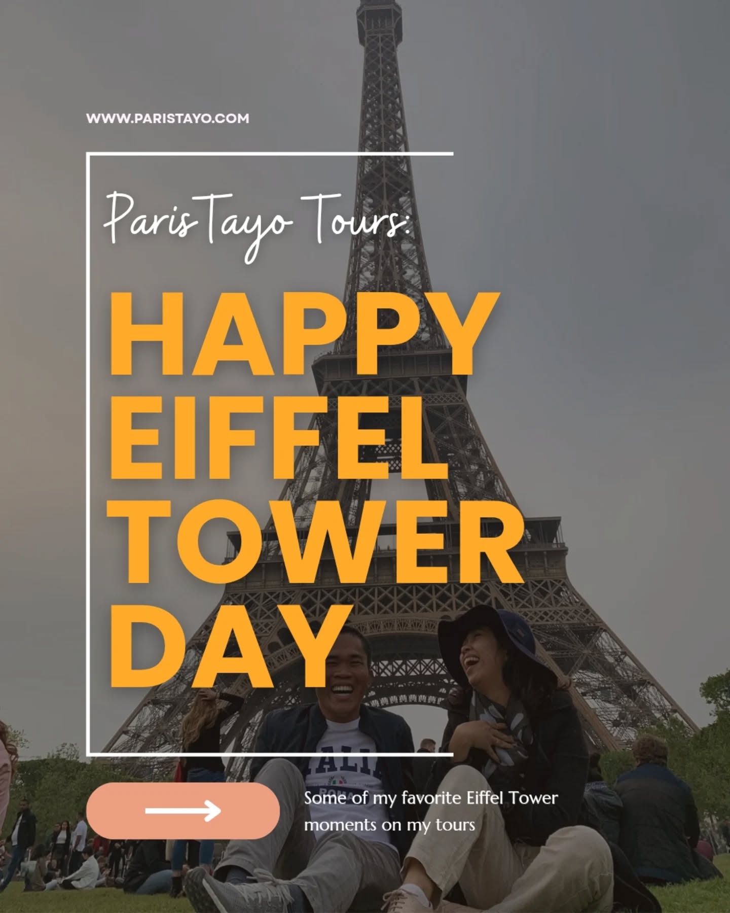This iconic landmark is celebrating its 137th anniversary today!😍
On the 31st March 1889, the Tower had been finished in record time – 2 years, 2 months and 5 days – and was established as a veritable technical feat.
𝗕𝗼𝗼𝗸 𝘆𝗼𝘂𝗿 𝗣𝗶𝗻𝗮𝘆 𝗽𝗿𝗶𝘃𝗮𝘁𝗲 𝘁𝗼𝘂𝗿 𝗴𝘂𝗶𝗱𝗲 𝘀𝗮 𝗣𝗮𝗿𝗶𝘀! DM lang if you can't find your specific date.
www.paristayo.com
#paristayotours #paristourguide #parisforpinoys #globalpinoys #pinoyprivatetourparis
