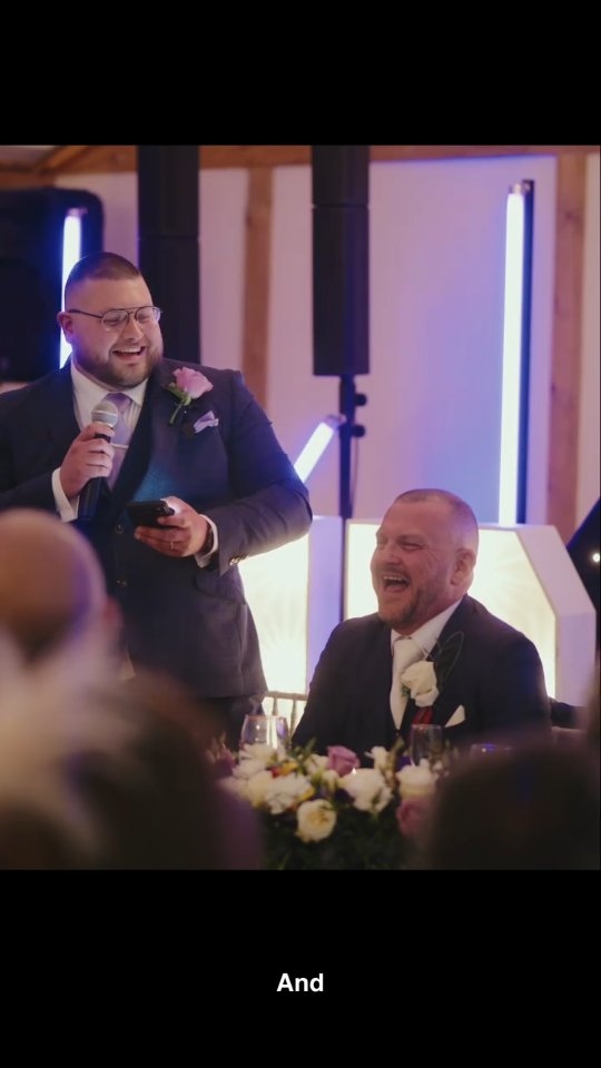 When your wedding speech turns into that iconic moment 😂💍
POV: You’re expecting the usual heartfelt words… and instead you get a perfectly timed, hilarious mic-drop from the groom’s son that has everyone crying with laughter AND love ❤️
This is what it’s all about — family, fun, and memories you’ll be talking about forever.
Captured at the beautiful East Mersea Hall in Essex by @ivideocouk 🎥✨
#WeddingSpeech #GayWedding #LoveIsLove #WeddingVibes #BestSpeechEver #WeddingMoments #EssexWeddings #EastMerseaHall #LGBTQWedding #WeddingInspo #FunnyMoments #FamilyLove #WeddingReels #LoveWins #UKWeddings