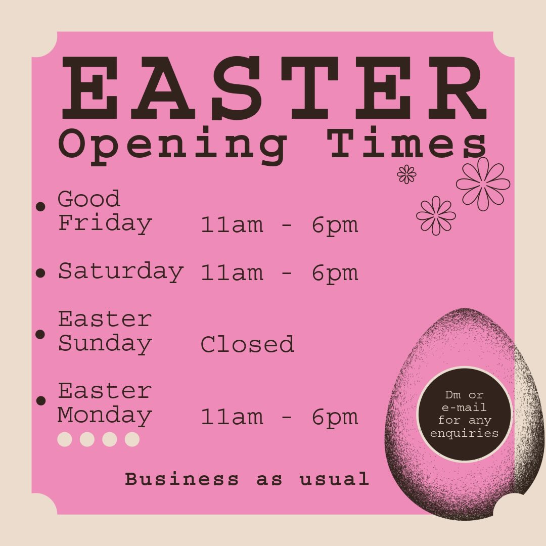 WE’RE OPEN!
Guys don’t worry as boss man always says ‘we’re not a bank’ so we’re not closed for this Easter bank holiday!
Tattoo and PMU walk ins always welcome but for piercings I’d recommend booking to avoid disappointment.
To book just click the link in bio babes 🐰✌️
Ps bring us choccy eggs thanks ☺️
#tattoo #tattoostudio #piercingstudio #piercing #permanetmakeup