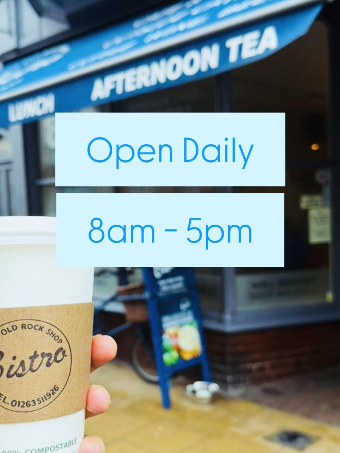⏰ We’re not waiting for the clocks to change…
NEW Opening Hours as of tomorrow, you’ll now find us ‘till 5pm every day!
So that means an hour later Monday - Thursday but a slightly earlier finish Friday - Sunday.
We look forward to seeing you! ☕️