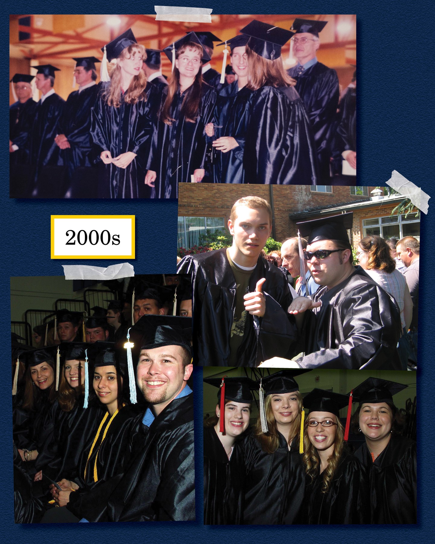 For 130 years, our academic year has concluded with a celebration of all our students have accomplished.
In this month’s 130-year anniversary reflection, just ahead of this year’s Spring Commencement, we’re looking back on the tradition of celebrating our graduates as they receive their degrees. It marks the culmination of their time at Bushnell, and we love seeing how caps and gowns have remained a constant throughout our history.
We look forward to adding Spring Commencement 2026 to that legacy next week!