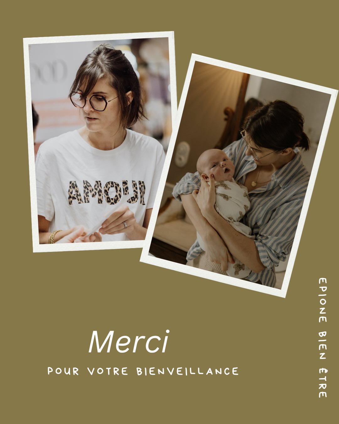 Depuis ma reprise, vous avez été nombreuses à m’écrire avec une infinie bienveillance…
À proposer d’annuler, de reporter, à vouloir me préserver.
Merci du fond du cœur pour votre délicatesse 🤍
Mais accompagner les femmes, la maternité, la grossesse et le post-partum…
c’est ce qui me fait vibrer chaque jour.
Alors continuez à venir, à partager, à vivre pleinement ces moments…
Votre confiance et vos histoires sont précieuses pour moi ✨
