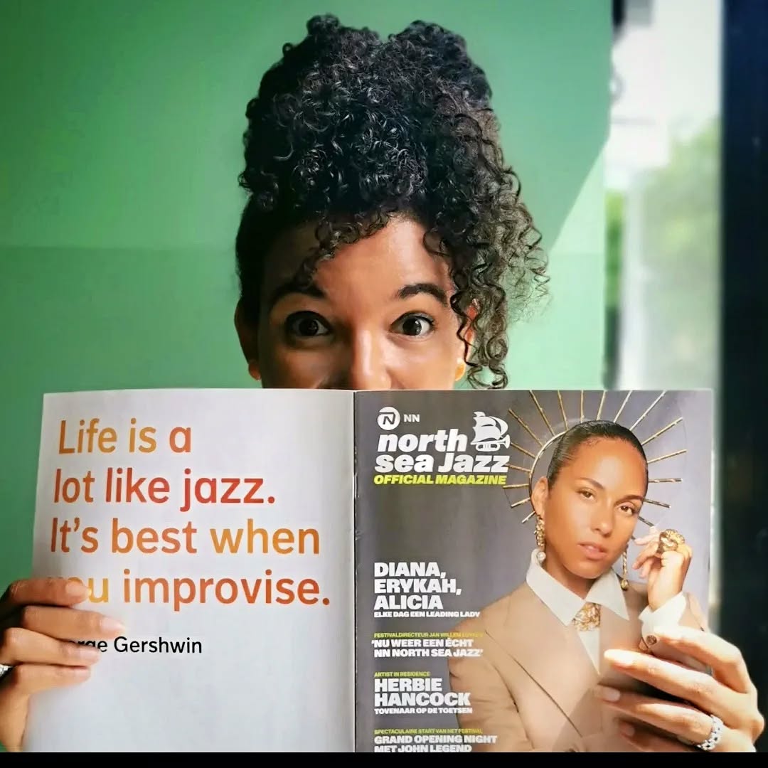 Catch up on the latest guyssss!!
Because.. GUESS who is the newest addition to the team of presenters who host and report on @northseajazz on national television @omroepntr !?!
Whoop whoop!!๐ Beyond excited!! ๐ค
At one of my ultimate favorite festivals, its time to add a lot more beautiful musical memories, to the amazing ones made over the years before. This time with me running around w my beloved mic ๐ Hope to see ya'll there!!