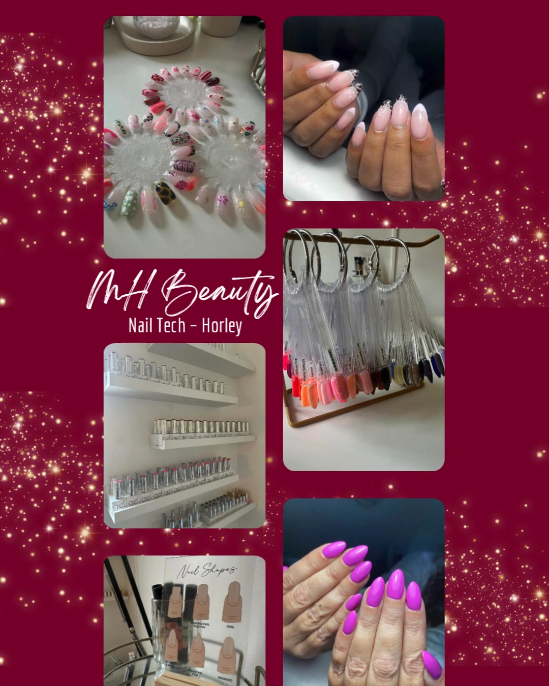 @mhbeauty_surrey has got such a lovely set up at Ruby Moon! Book in and get your spring nails done whilst enjoying a bit of you time !
Book in now through Mollie's Booksy !
#nailart #nailtechnician #nailtech #mhbeauty #rubymoontherapies #horleynails #horleynailtech #horleynailart