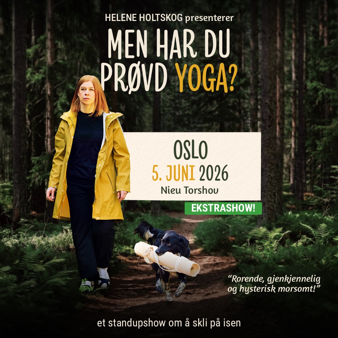 Flere har sendt melding og ønsket seg et show til i Oslo før sommeren. Det er veldig hyggelig!
Billetter til ekstrashow i juni er ute nå!