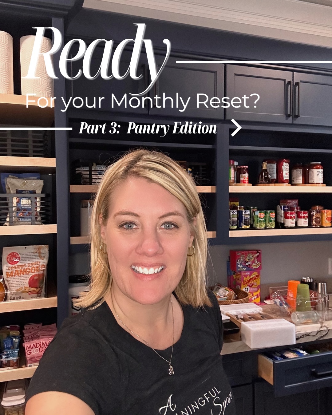 If your pantry feels like it could use a little “zhuzh”… this one’s for you 🤍
Your Monthly Reset: Part 3 — Pantry Edition is here!
Let’s do this: pull it all out, toss what’s not serving you, wipe it down, and put it back—smarter. And don’t skip the decanting 🙌 it makes everything feel so much better.
The pantry is one of my favorite spaces to organize—because the kitchen really is the heart of the home 💛
Comment “PANTRY” below, and I’ll send you my 2026 Monthly Reset FREEBIE—helping you reset your home one manageable space at a time!
#PantryOrganization #MonthlyReset #OrganizedHome #DeclutterYourHome