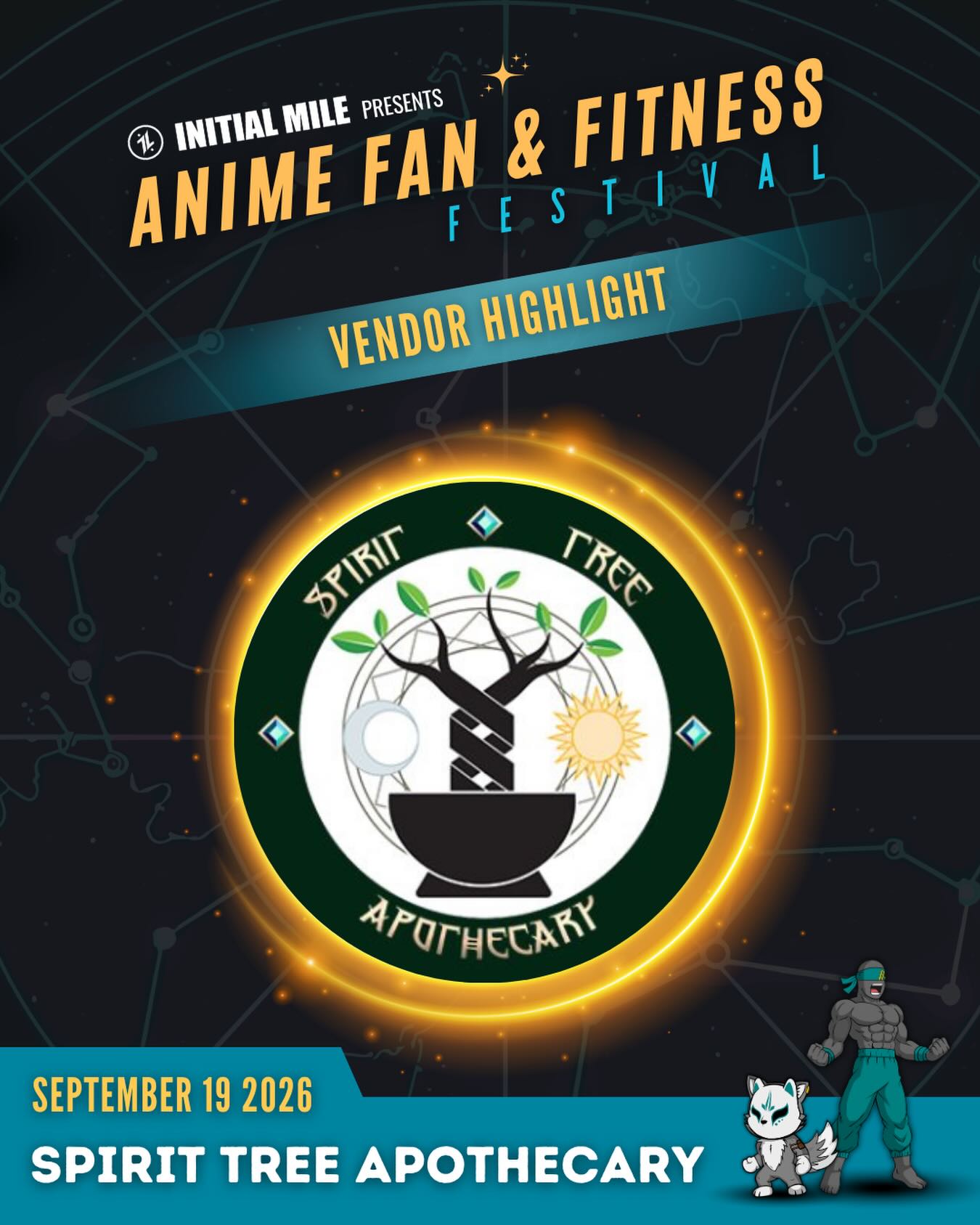 We’re excited to welcome clinical herbalist, @spirit_tree_apothecary to our second annual Anime Fan and Fitness Festival. Check out the products from pain relief, clear skin, oils and more! #animefanandfitnessfestival #initialmile #animefestival #fitnessfestival #bayareaevents