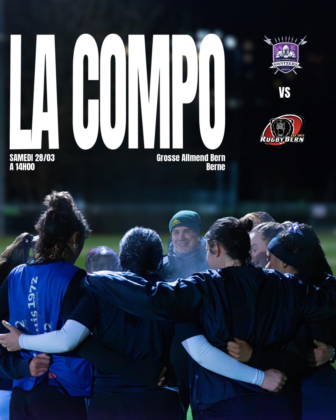 ✨Jour de match pour nos féminines qui se rendent à Berne aujourd’hui pour affronter les @ententeredwolves ✨
.
.
Voici la composition de l’équipe. Bonne chance à elles ! 🍀
💜ONE MORE GAME💜