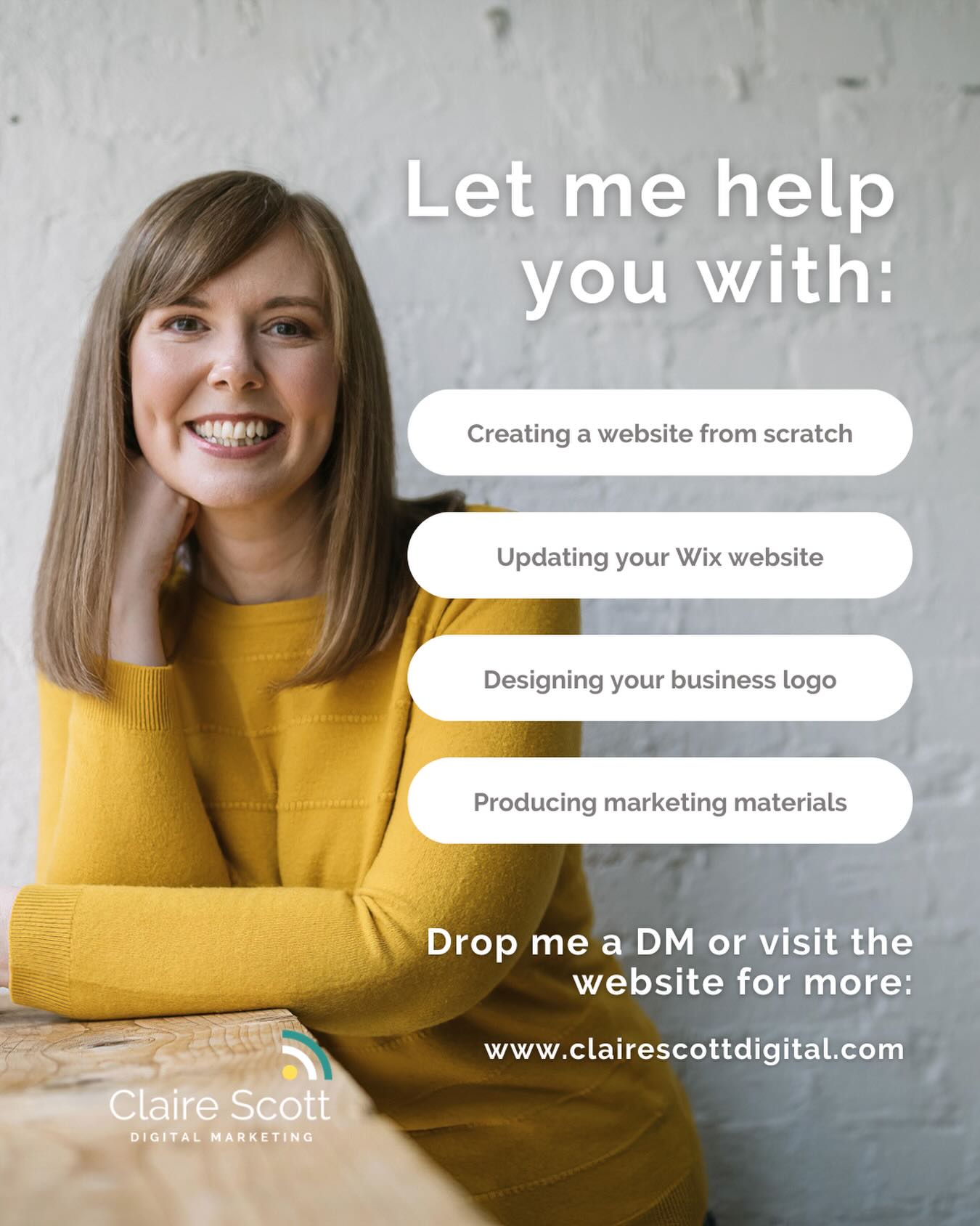 Here’s a little visual reminder of all the ways I can help you with your small business.
And some additional notes:
👉 I’m a Wix Legend Partner, having built up over six years of experience on the platform
👉 I work with startup’s and solo business owners for the most part, but there is no niche for industry types
👉 Although I host female-only networking with @bossbabesnetworkinguk, I create designs and work with men too 🧍♂️
Any other questions about what I do or who I work with, feel free to ask!
And if you’re curious to see more of what I have created for previous clients, then do head to my website (link in bio).
My DM’s are also open for a no obligation chat ☺️