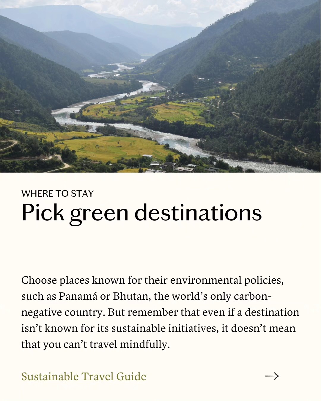 Sustainable travel is all about traveling in a way that protects our planet and supports local communities. And it's easier than you might think! Check out a sampling of some sustainable locations above. More details in my guide found in my bio.
Looking to travel in a more sustainable way? Reach out and let's chat!
.
.
.
.
.
#travel #twogirlsgetaway #travelblogger #sustainability #gltlove #glt #sustainabletravel #traveladvice #traveladvisor