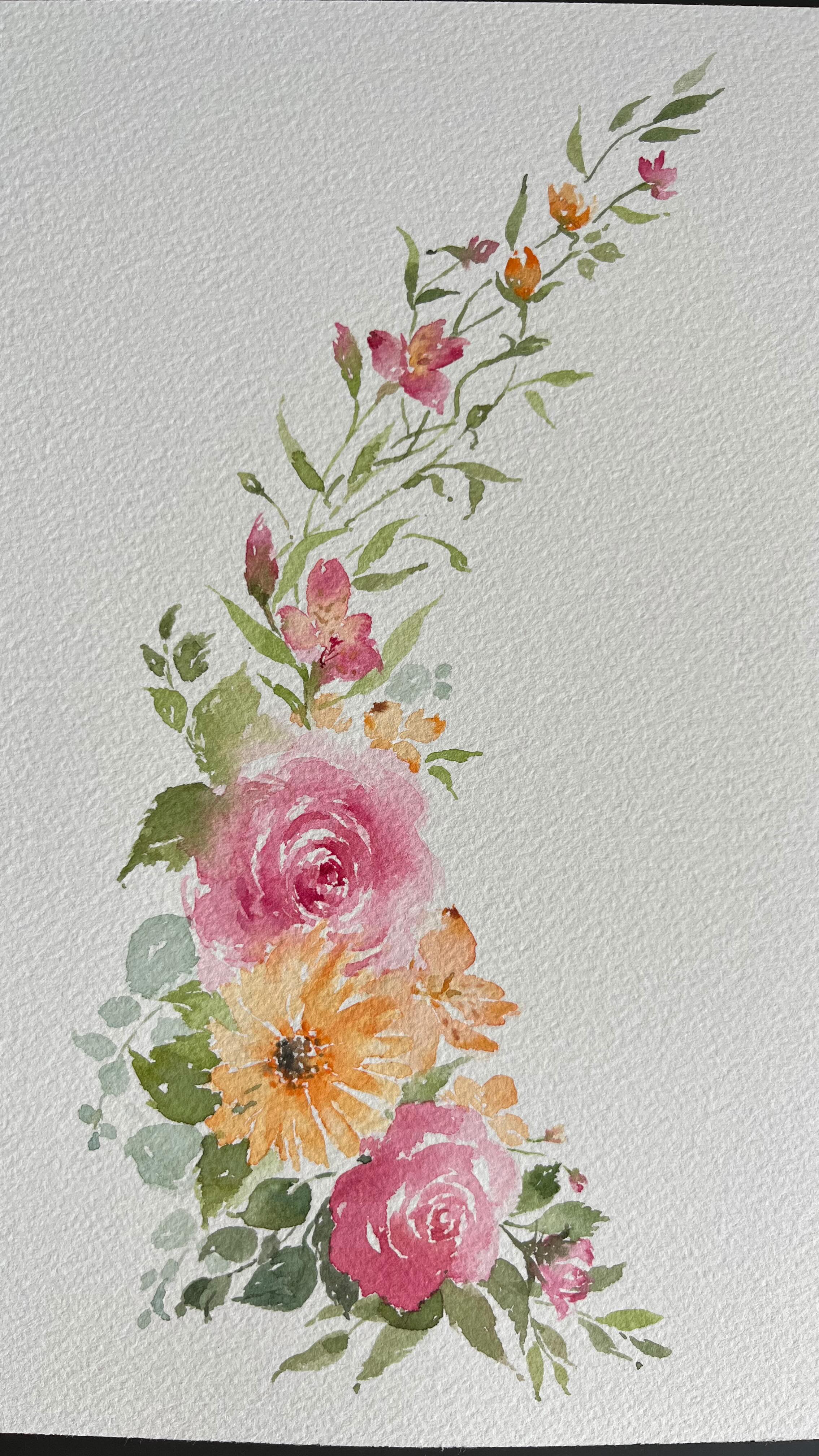 ✨
#floralwatercolor #botanical #flowerswedding #wedding #monograma