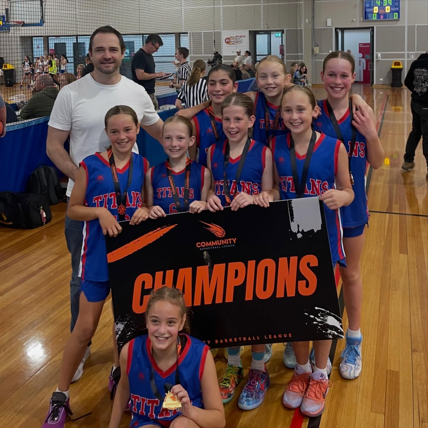 Up an age group? No problem for the Titans Hornets! Well done girls. 💙❤️