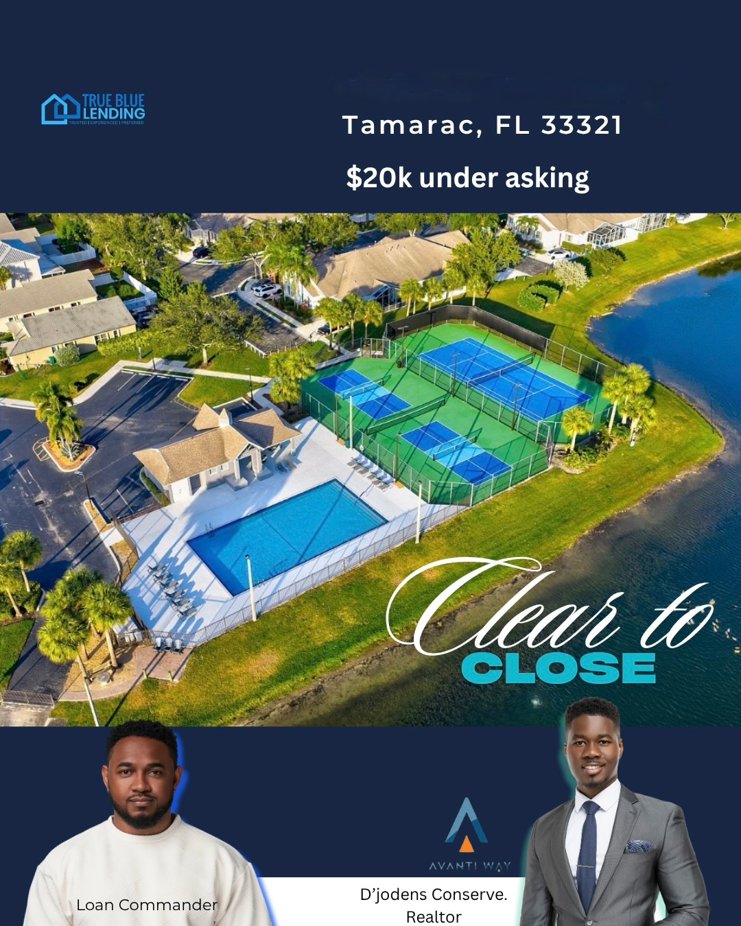 CLEAR TO CLOSE. Problem working with me is that i closed the loan with 16 days too soon & Seller was shocked and not ready to close. 😂 better that than missing the deadline. Amazing Realtor doing the negotiations @jojo_yourrealtor