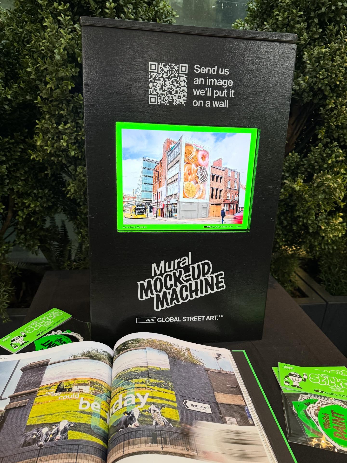 Global Street Art - turning large walls into advertising “street art style”