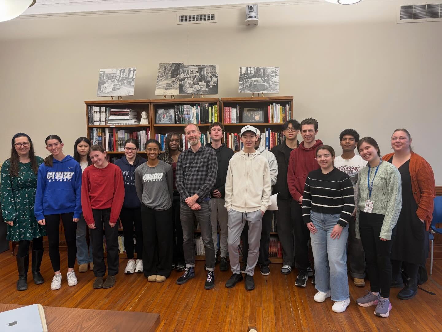 This past weekend we hosted Nate Powell in Cleveland! We had so much fun taking him around town! Nate met with students at Case Western Reserve University’s Baker Nord Institute for the Humanities on Friday. Following that class visit, he went to the Cleveland Institute of Art where he had a great conversation with George N. Ramirez! Afterward, the line was quite literally out the door for signings! The next day, he was the Artist in the Atrium at the Cleveland Museum of Art. He ended his trip at Superscript Comics and Games! Thanks for joining us in our city and for helping us to tell our story! Until next time!