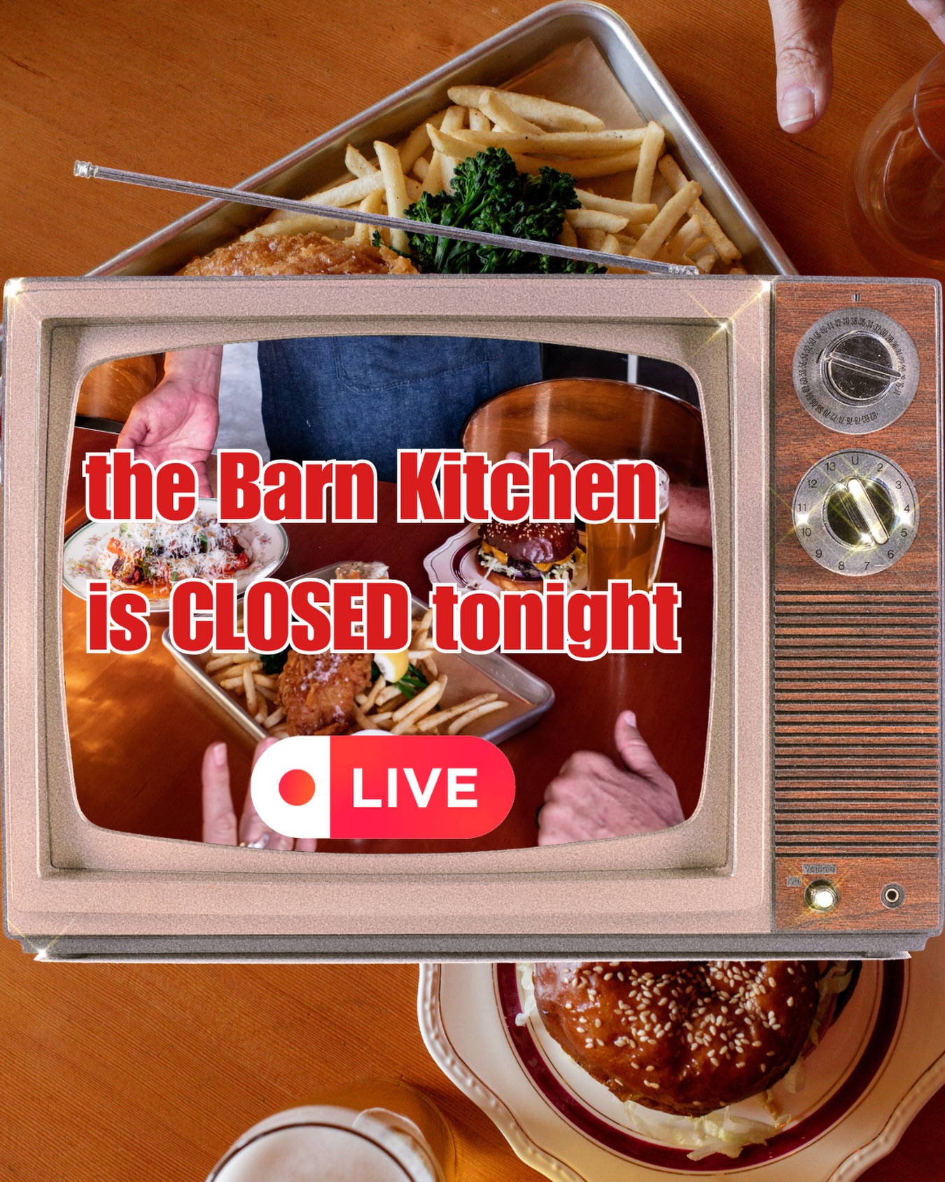 A quick heads up for this evening:
Our kitchen will be closed tonight due to unforeseen circumstances. We’re sorry to miss you in that way, but we’ll be back at it soon.
The good news: the tap room is pouring, @boonedogpizza is firing, & @bobselectricfoodtruck is still buzzing - so there’s still plenty of reasons to swing by, settle in, & stay awhile.
Thanks for your understanding!
