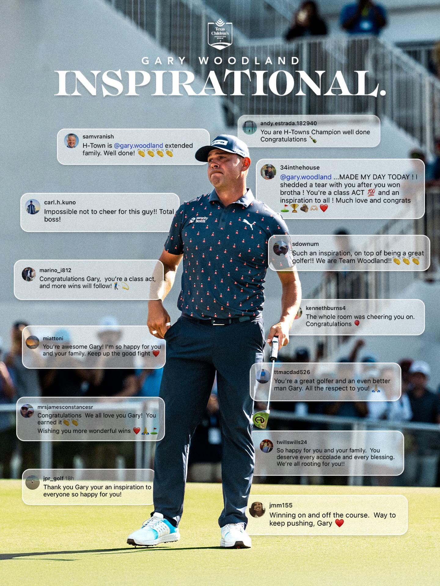 An example of resilience both on and off the course.