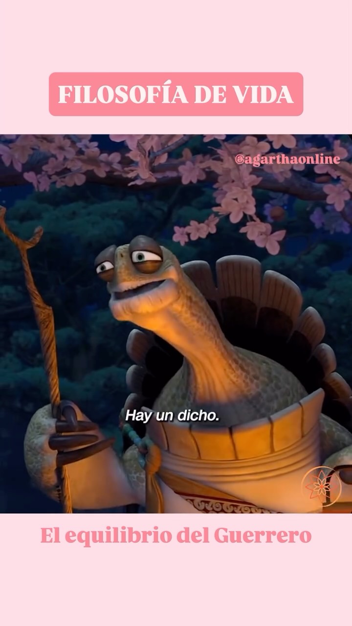 Esta frase del Maestro Oogway es una filosofía de vida📝
1.El ayer es historia (suelta la carga, la historia se recuerda para aprender, no para revivir el dolor)
2.El mañana es un misterio (gestiona la ansiedad, al no saber lo que pasará también existe la posibilidad de que ocurra algo maravilloso)
3.El hoy es un regalo (prácticas la gratitud, es el único momento donde puedes respirar, sonreír o tomar una decisión que cambie tu rumbo)
La verdadera moraleja es que la felicidad no es un destino al que llegas mañana, sino una forma de caminar hoy. No esperes a que el misterio se resuelva para ser feliz; usa el regalo que tienes entre manos ahora mismo.🎁✨
#kungfupanda #reflexiones #vida #aquiyahora #sabidura