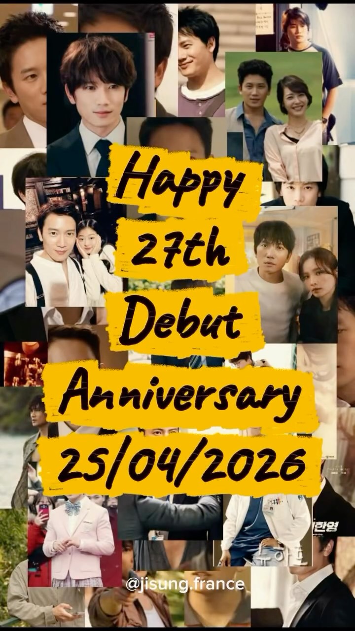 ✨ 25 avril 1999 – 25 avril 2026 ✨
Aujourd’hui, cela fait 27 ans que Ji Sung a débuté sa carrière d’acteur.
27 années de passion, de travail, d’exigence et d’émotions offertes au public.
Depuis ses premiers pas en 1999 jusqu’aux performances magistrales qui ont marqué des générations de spectateurs, Ji Sung a construit un parcours rare : celui d’un acteur capable de se réinventer sans jamais perdre sa sincérité.
Au fil des années, il nous a bouleversés, surpris, fait rire, fait pleurer, et surtout impressionnés par l’intensité de son jeu. Peu d’artistes traversent le temps avec une telle élégance et une telle constance.
De ses débuts prometteurs à ses rôles devenus cultes Ji Sung n’a cessé de repousser les limites de son art.
Aujourd’hui, nous célébrons non seulement une date, mais 27 ans de talent pur.
Merci Ji Sung, cet immense carrière, cette humilité, cette force tranquille et toutes les émotions partagées.
@justin_jisung
Joyeux anniversaire de carrière, Ji Sung. 👑✨
Crédit aux propriétaires des photos