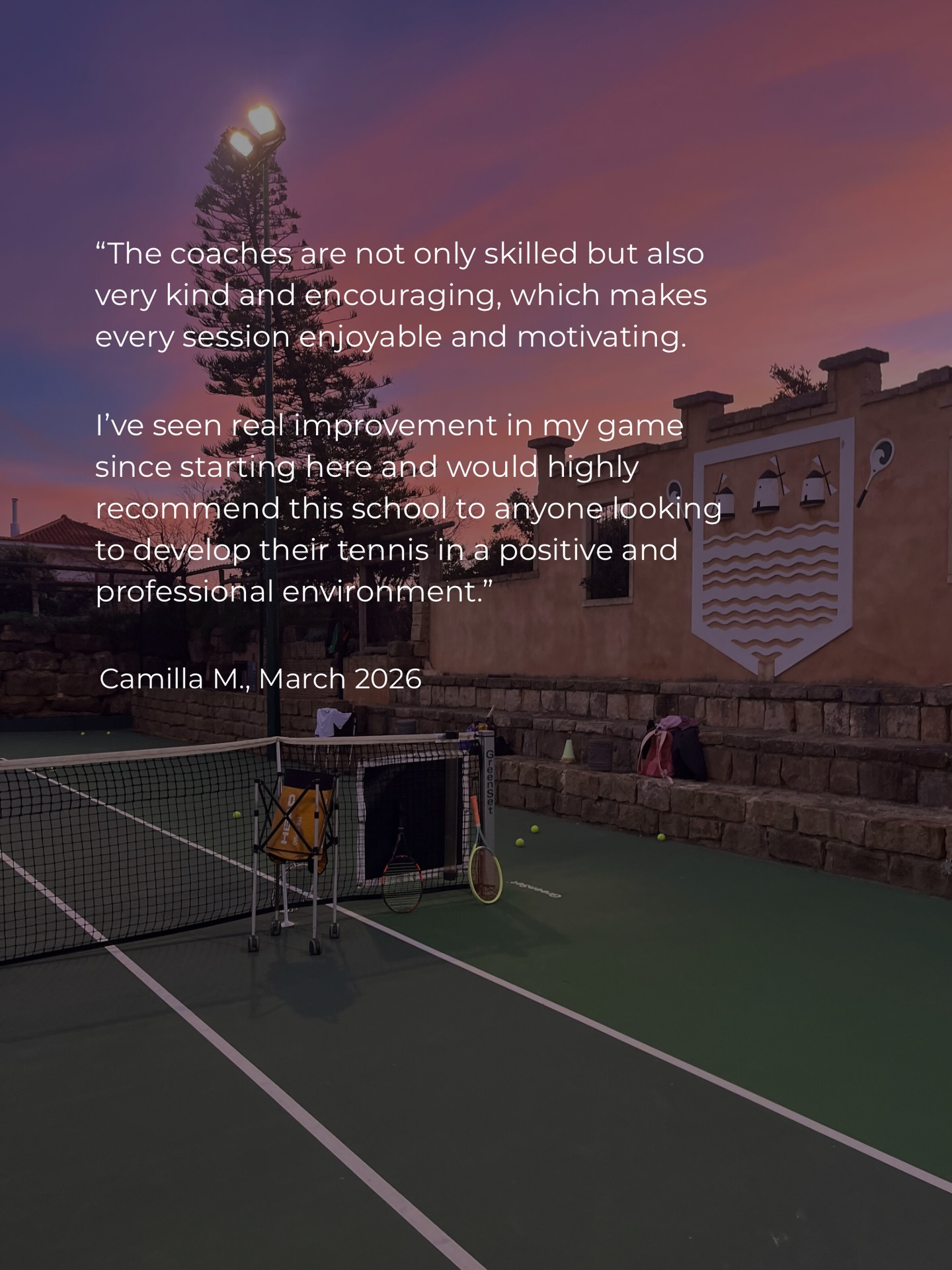 Kind words from a very dedicated athlete 💚
#bettertennisproject #ericeiracommunity #ericeiratennis #tenniscommunity