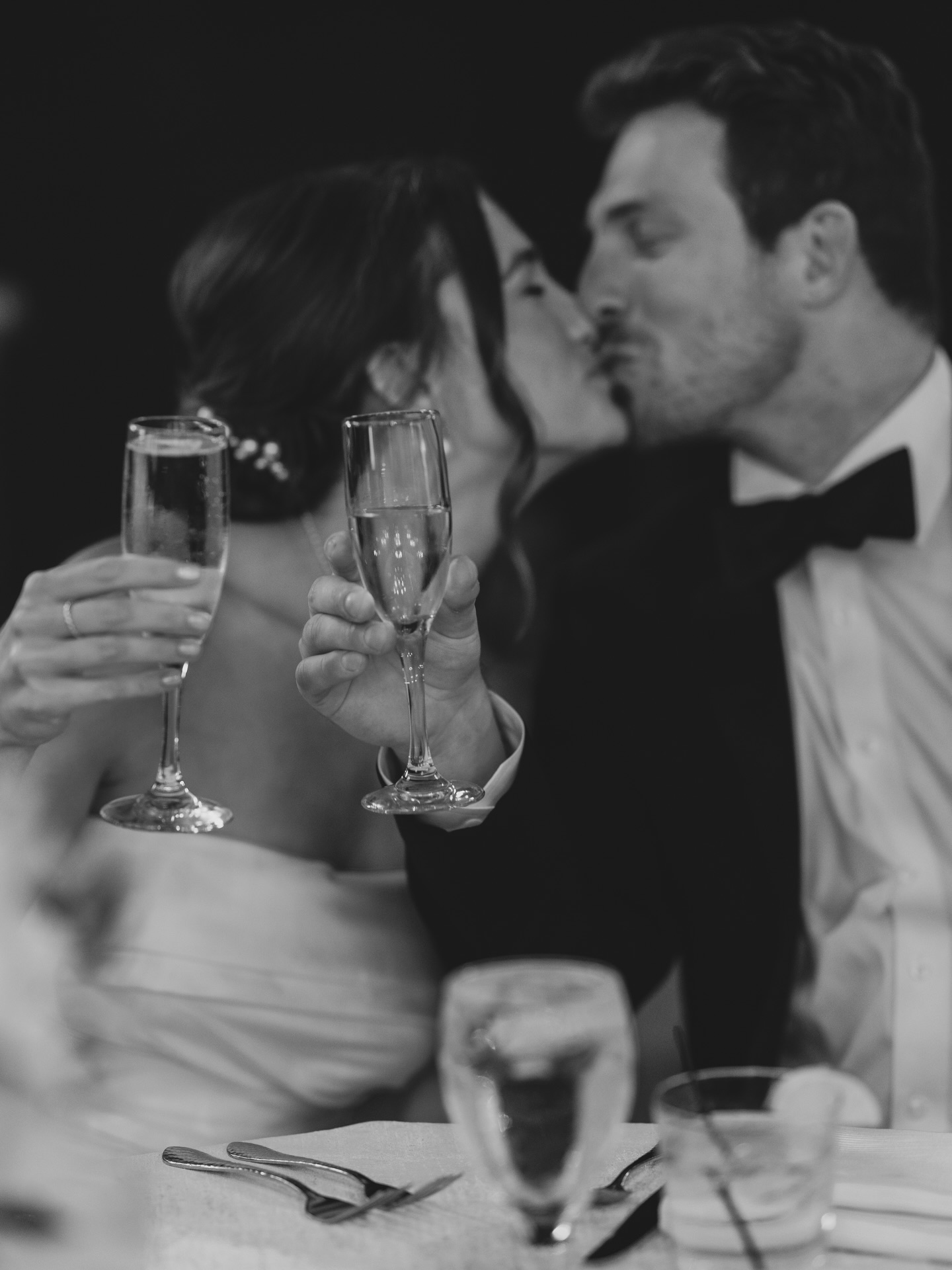Cheers to love! #3WESTweddings | 📸 @laurenblissphoto | venue: @corkfactoryhotelweddings