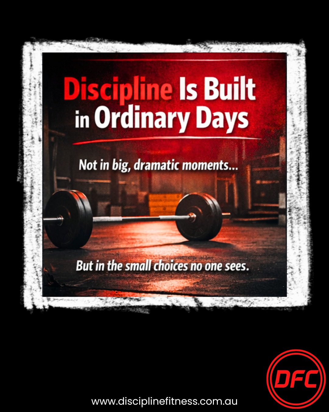 Not in perfect weeks.
Not in big bursts.
But in the quiet, ordinary days you still show up.
That’s where discipline lives.
#TheDisciplineFitnessCoach