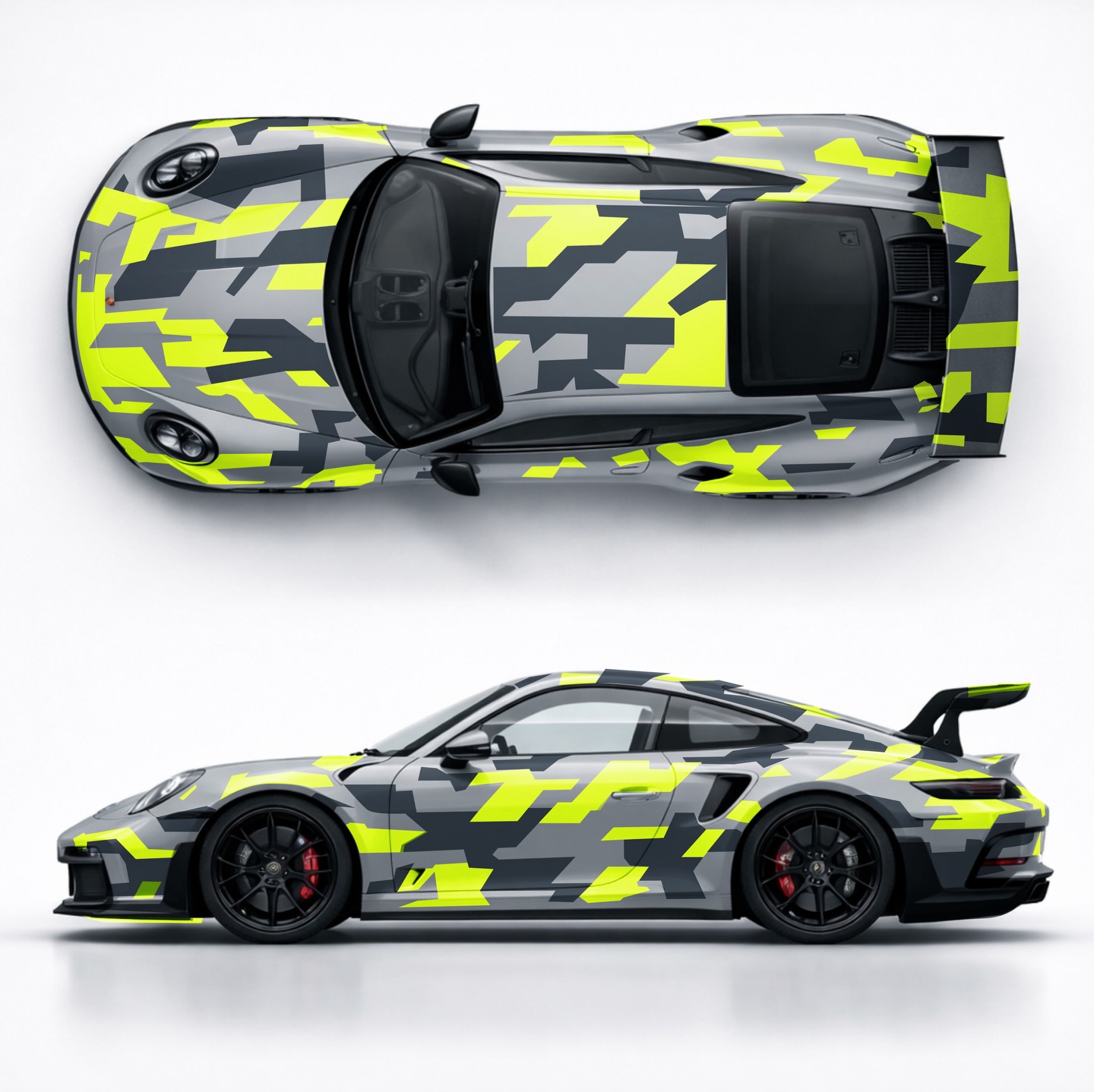 Porsche GT3 in Camouflage
#livery #porschegt3 #cardesign #wrapdesign #porsche
