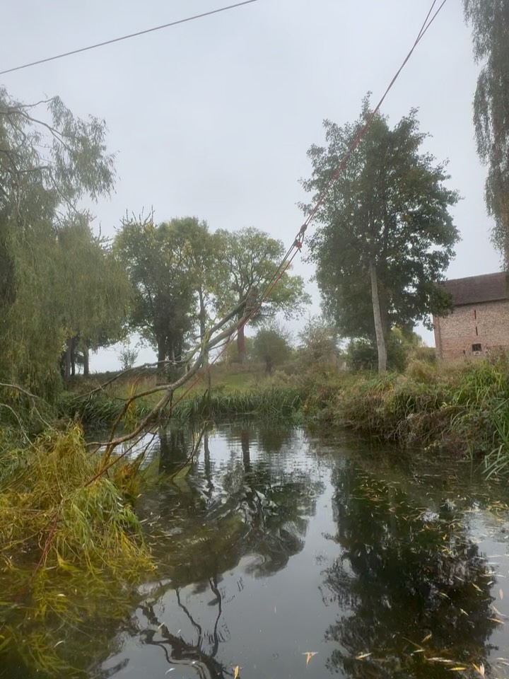 π Pauntley Court - Specialist Water Access Dismantling
When access is impossible, the solution has to be engineered.
A recent project at Pauntley Court, the historic birthplace of Dick Whittington, presented a technically demanding scenario.
A mature Crack Willow had suffered a major limb failure, leaving significant weight suspended over a pond island with no direct ground access.
Swipe to see the access constraints and rigging setup.
βΈ»
π§ Engineered Solution
This was not a standard dismantle.
A Norwegian reeve system was designed and installed, anchored from the mainland and paired with a traction bollard, allowing us to:
β’ Safely haul severed timber across open water
β’ Maintain full control of load movement from a remote rigging point
β’ Precisely manage forces throughout the dismantling process
All climbing and rigging equipment was installed within the tree and transferred across by boat, with a large proportion of the work carried out directly from the water.
βΈ»
β οΈ Access and Risk Management
Working from a boat introduces a completely different operating environment:
β’ Constantly shifting work platform
β’ Restricted positioning and stability
β’ Increased reliance on rigging accuracy and system control
Through structured planning, controlled rigging systems, and disciplined execution, the work was completed safely, efficiently, and without environmental impact to the pond or surrounding landscape.
βΈ»
πΏ Outcome
The failed limb was fully removed, all material extracted to the mainland, and the site left clean, controlled, and ready for ongoing estate management.
βΈ»
πΌ Why This Matters
This is where advanced rigging and access techniques separate standard tree work from specialist contracting.
We regularly support:
β’ Estates and private landowners
β’ Developers and commercial sites
β’ Infrastructure and utility clients
where access is restricted, risk is elevated, and precision is non-negotiable.
βΈ»
π© info@altarb.co.uk | DM for enquiries
#arborist
#treesurgery
#technicalrigging
#arboriculture
#estatemanagement