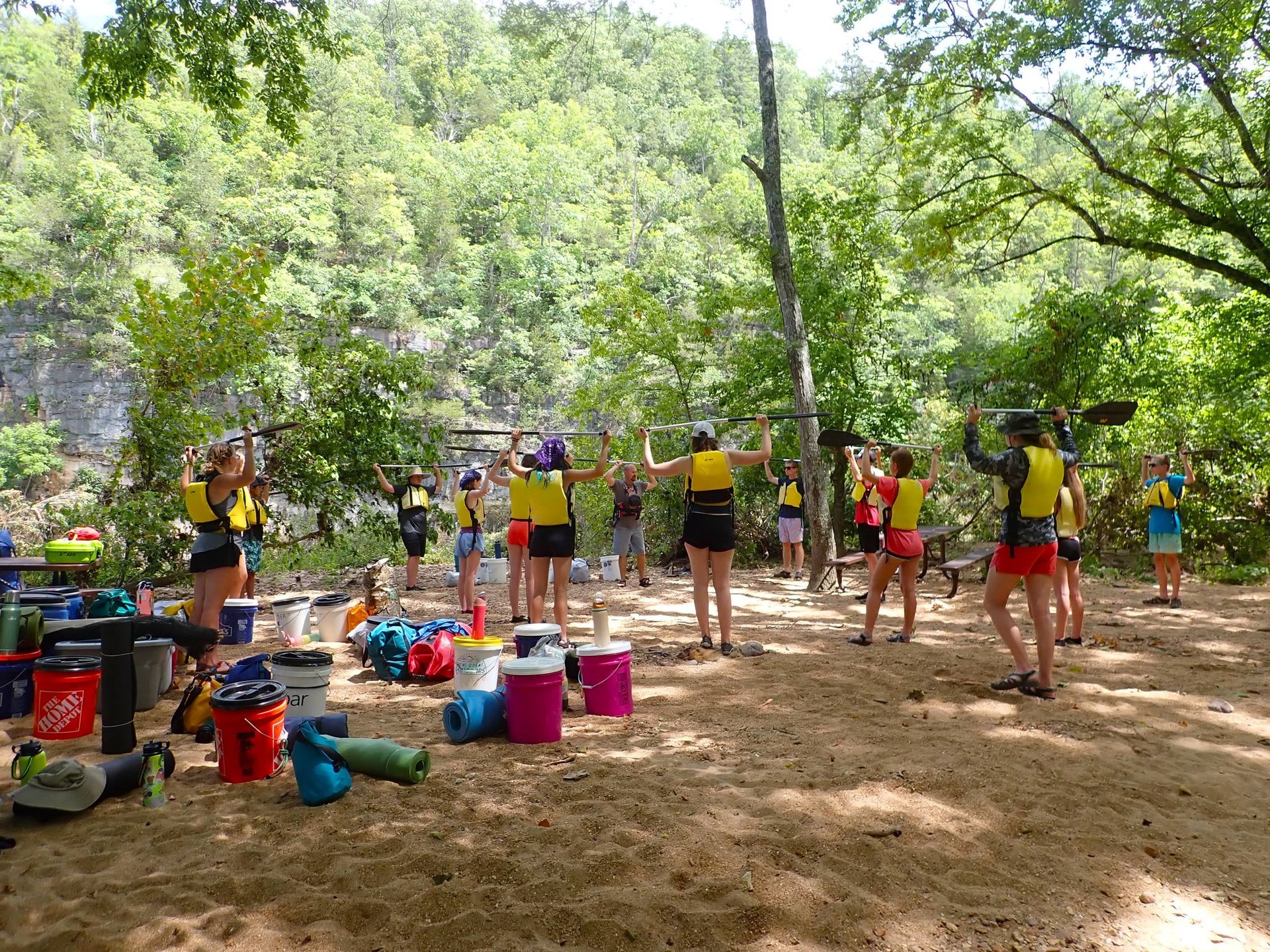 We’re thrilled to be the 2026 recipient of the Mike & Marge Cline Memorial Grant from the American Canoe Association (ACA)!
This summer, Earth’s Classroom will take 36 high school students, many first-time paddlers, on multi-day canoe camping trips along the Ozark rivers, and thanks to this grant, we can now include an ACA Level 2 skills course alongside our educational programming, giving students extra confidence, safety skills, and river knowledge. By providing these experiences in a safe, guided setting, Earth’s Classroom hopes to continue the legacy of Marge “River Mom” Cline, inspiring students to respect their rivers and give back to their paddling communities.
A big thank you to the ACA for helping us make these trips even more meaningful!