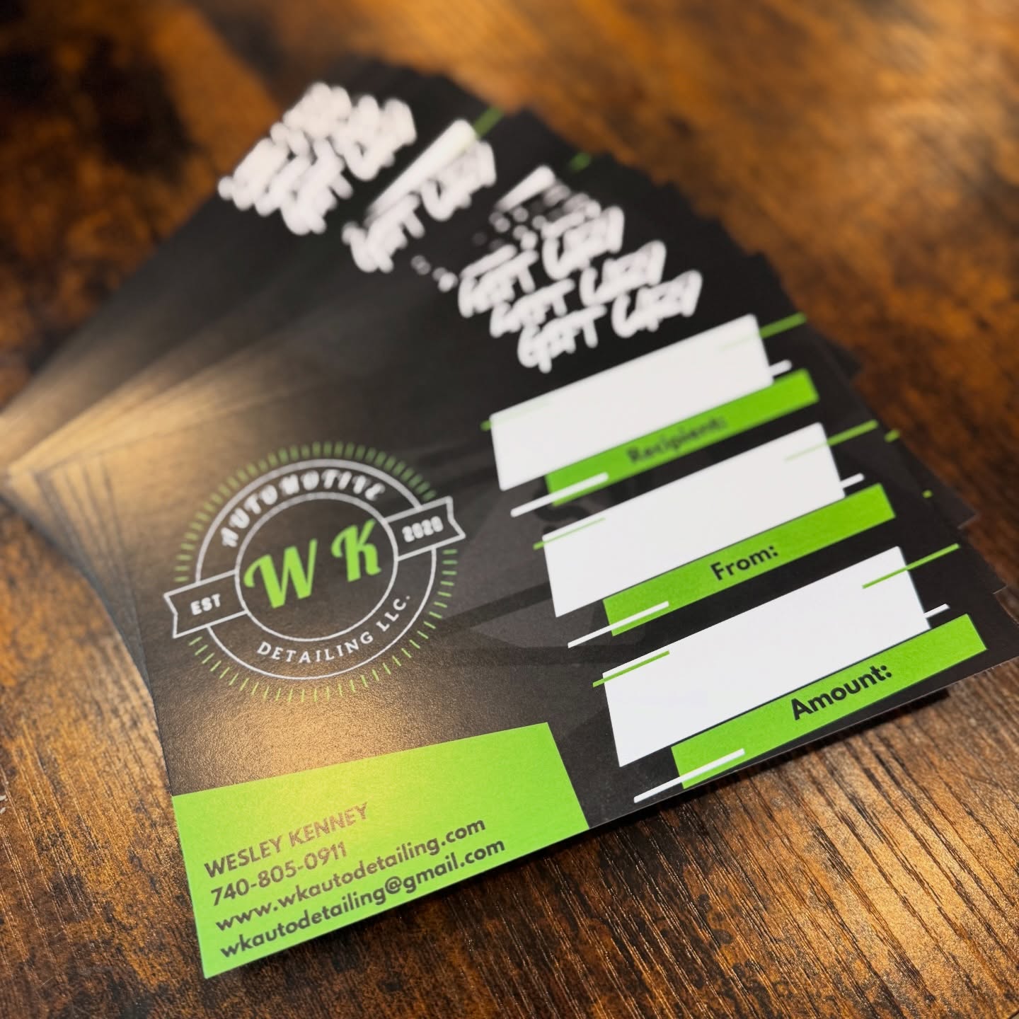 Fresh gift cards in stock 🔥