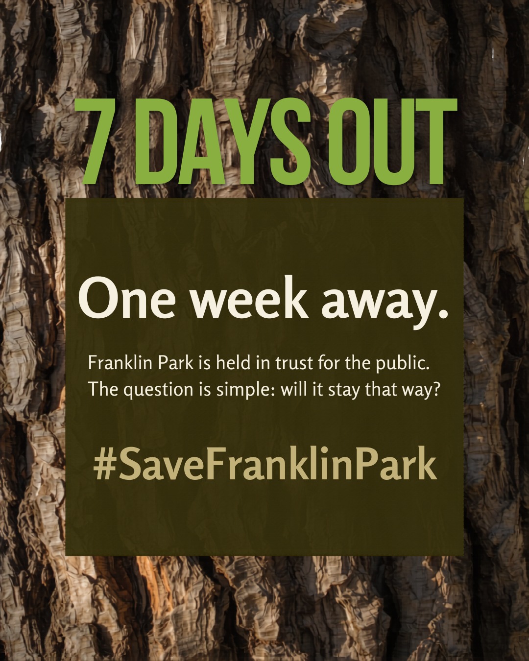 ⚖️ 7 days until the Supreme Judicial Court hears the case on White Stadium and Franklin Park.
Franklin Park is held in trust for the public.
The question is simple: will it stay that way?
#SaveFranklinPark
