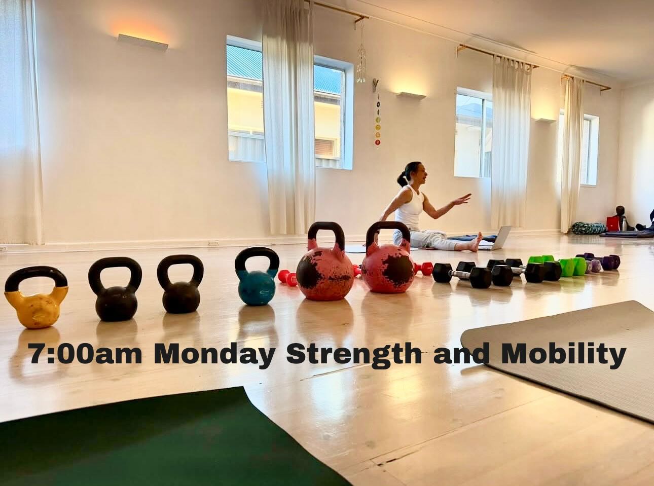 You asked; we listened! A second strength and mobility with a touch of flow class coming at you! 7:00am every Monday with the one and only @_simone_lai_ get it done 💪💪💪