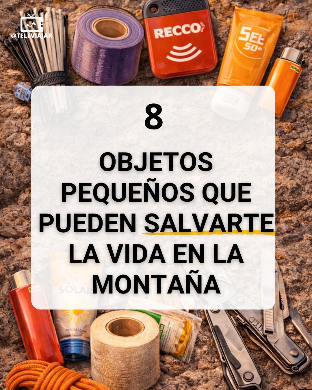 En la montaña, los pequeños detalles marcan la diferencia. 🏔️
Muchas veces pensamos en grandes equipos o en lo técnico… pero la realidad es que son esos objetos pequeños, ligeros y casi olvidados los que pueden sacarte de una situación complicada.
Un silbato puede ayudarte a ser encontrado.
Una manta térmica puede darte el tiempo que necesitas.
Una simple cuerda o unas bridas pueden resolver más de lo que imaginas.
La montaña no perdona la improvisación… pero recompensa la preparación.
Porque no se trata de llevar más peso, sino de llevar lo correcto.
Y entender que la seguridad empieza mucho antes de dar el primer paso.
¿Qué objeto añadirías tú a esta lista que siempre llevas contigo? 👇
Te leo en comentarios.