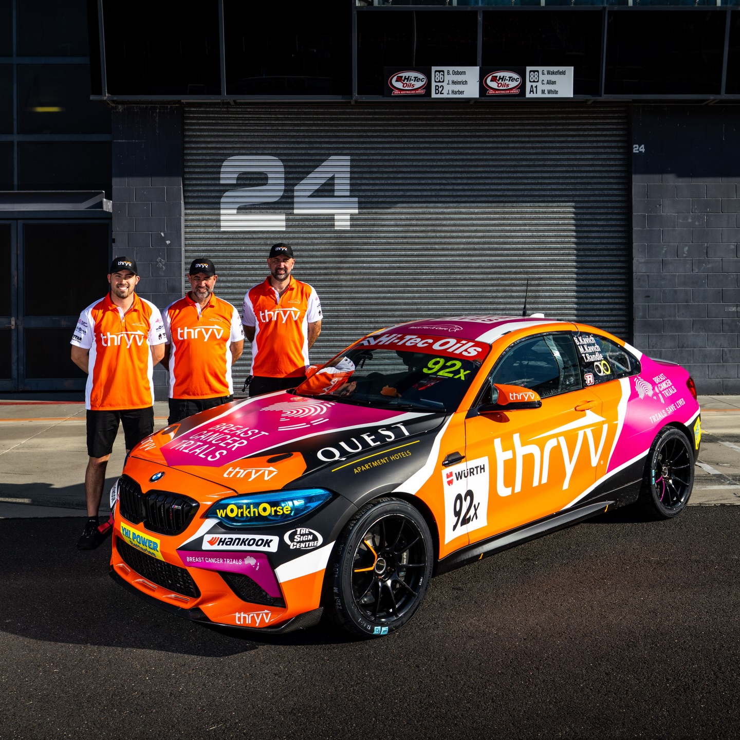 Teaming up with Ben, Michael and GWR again to have another crack at the @bathurst6hour in our @raceforacure.au machine this weekend! ๐ ๐ฐ