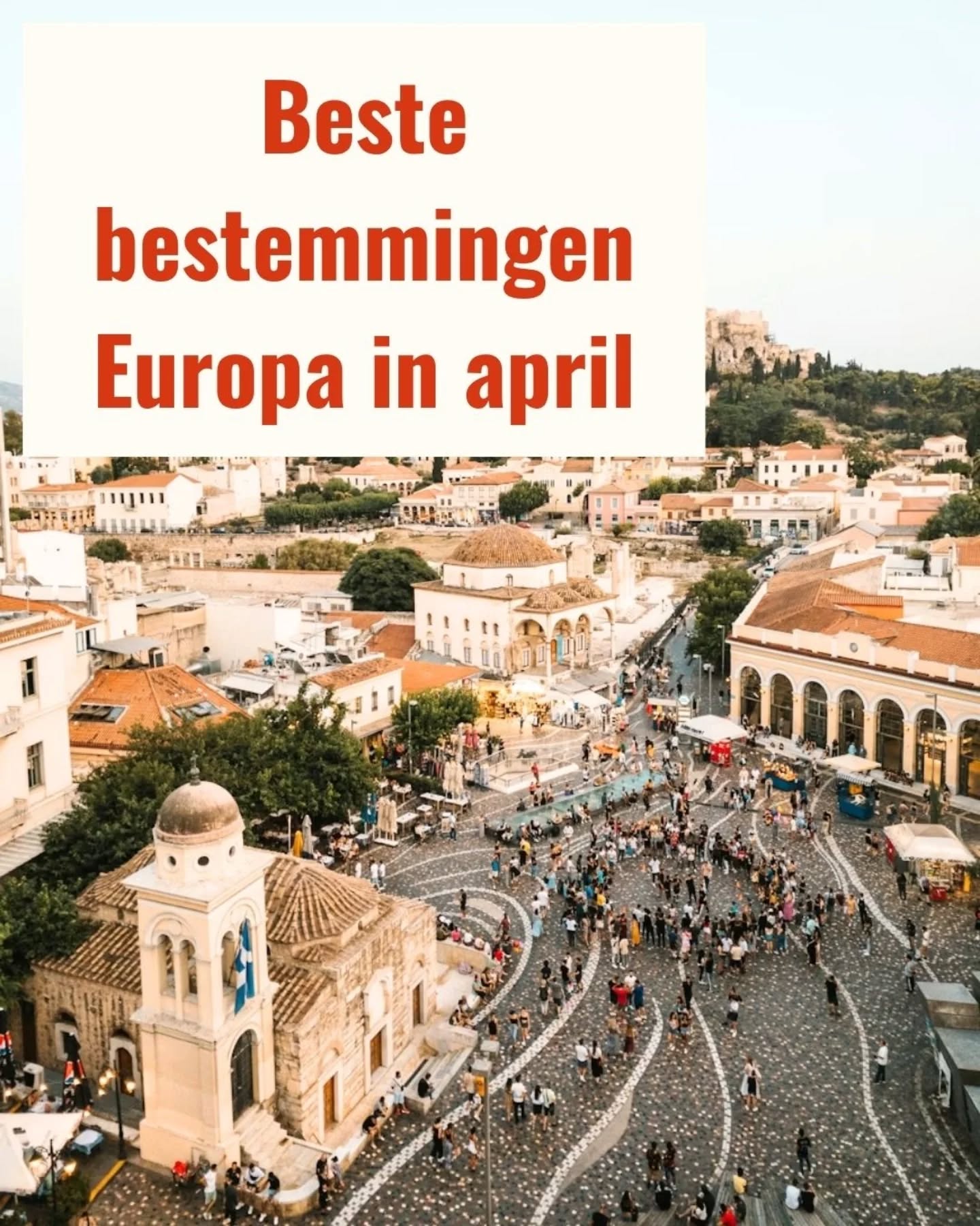 April is misschien wel de beste maand om te reizen! Minder drukte, lagere prijzen en vaak perfect weer om een bestemming écht te ontdekken. 🤩
Van een citytrip naar Athene tot fietsen rond de Bodensee of een unieke ervaring tijdens Walpurgisnacht - dit zijn bestemmingen die in april op hun best zijn.
Welke staat bovenaan jouw lijst?
👉 Volg voor meer reisinspiratie
👉 Kijk op metthijsopreis.com en plan jouw volgende reis
#reizen #vakantie #april #travelinspiration #europa bucketlist