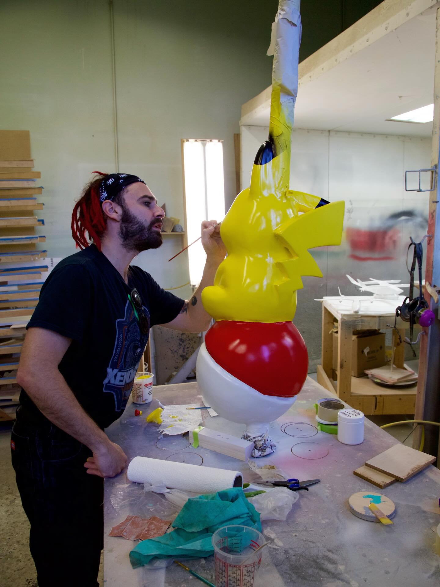 Throwing it back a few years with this #pokemon themed playground pole featuring none other than #pikachu !⚡️💛⚡️
Dan and Mike sculpted and hand painted this guy for a school up in Burlington - maybe you’ve seen it in your travels? Pikachu, fun for all ages!!!
#playground #artforkids #makersgonnamake