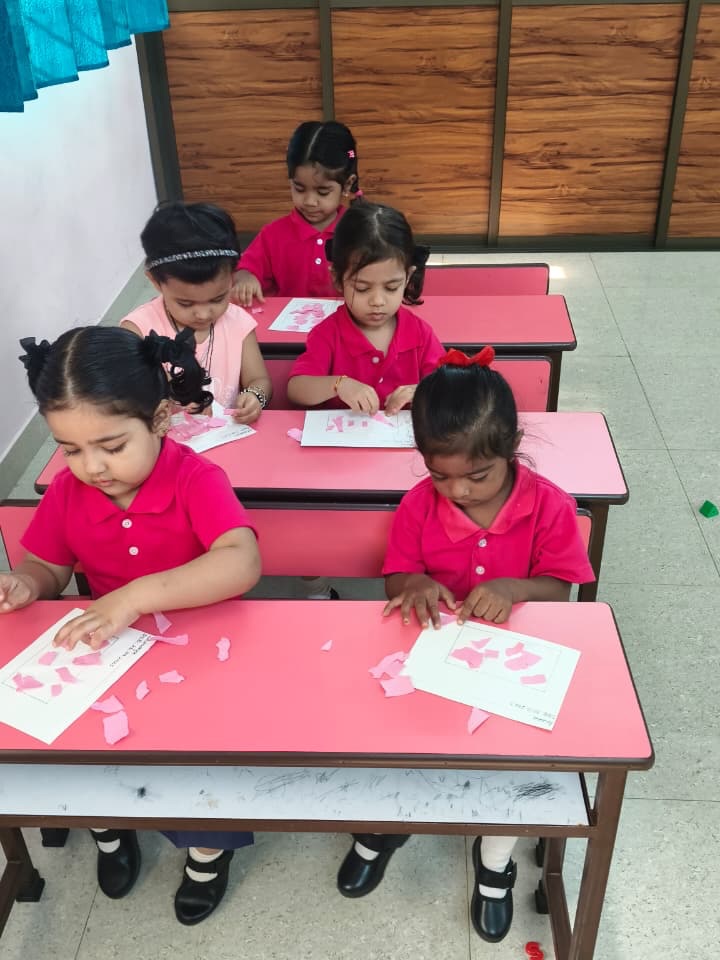 Class - Nursery
βPaper sticking activityβ