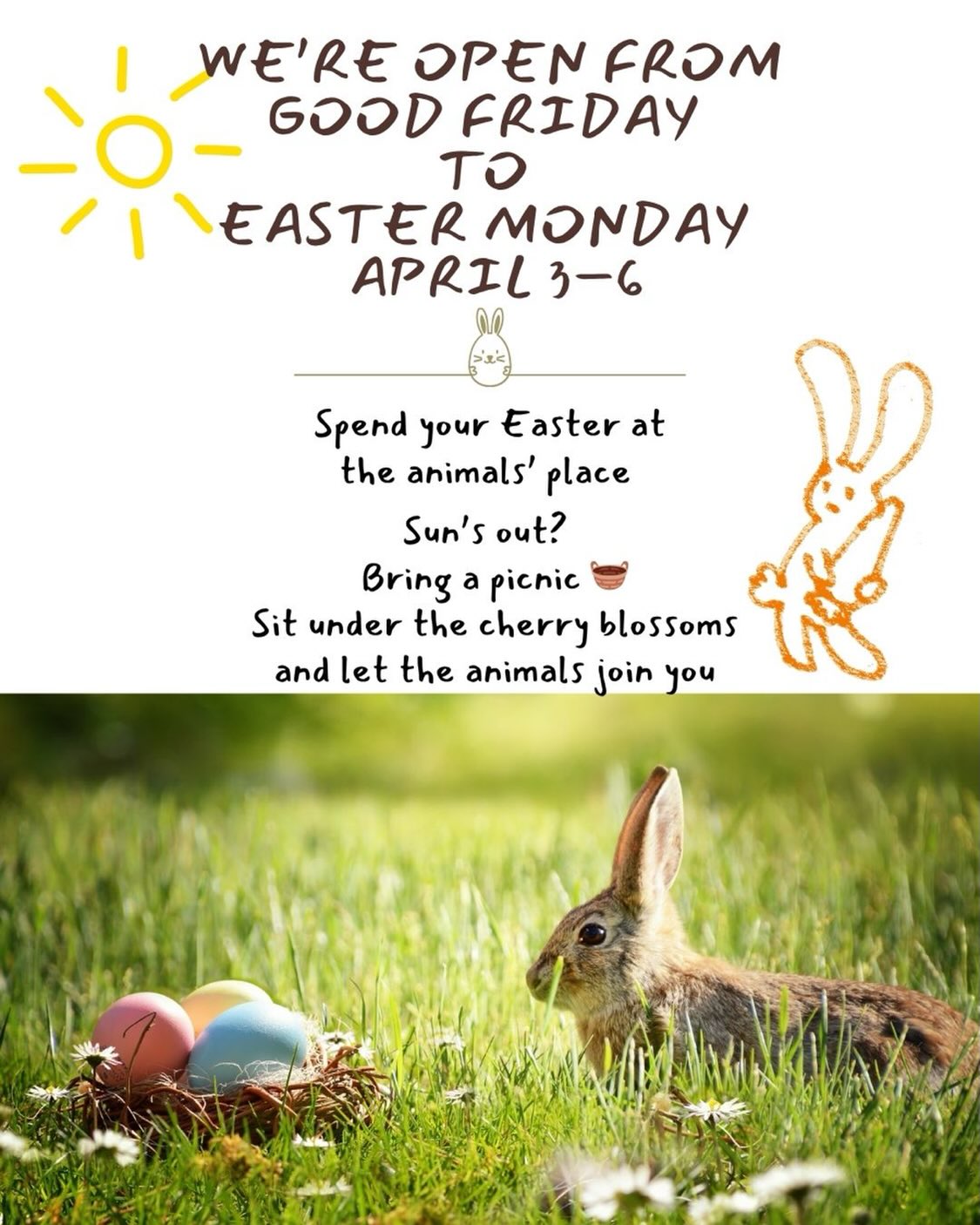 Open all Easter long
Good Friday → Easter Monday (April 3–6)
No rush plans needed—
just sunshine, animals, and a picnic blanket 🌸
Sit under the cherry blossoms
watch the little ones hop around
and let the afternoon stretch a bit longer than usual
#thingstodoinvancouver
#vancouverlife
#vancouverevents
#uufamilyfarm
#easterweekend