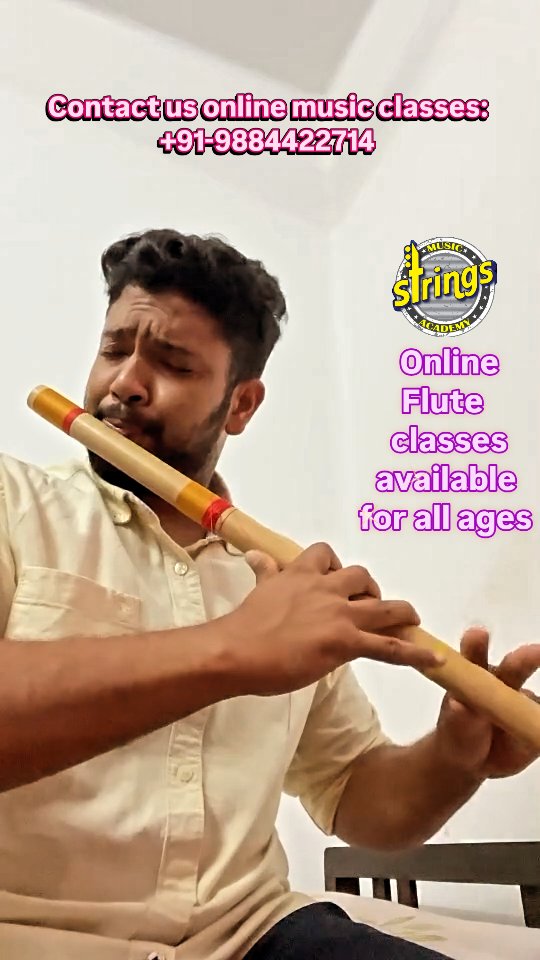 🎶 Learn the Magic of Flute – From Anywhere in the World! 🎶
Discover the beauty of the flute and immerse yourself in the soulful world of Indian classical music with STRINGS MUSIC ACADEMY .
Our online flute classes are designed for both beginners and advanced learners, helping you master techniques step by step—from basic notes to expressive melodies.
Whether you’re learning for passion or performance, we guide you every step of the way.
✨ What you’ll experience:
-Structured learning from basics to advanced
-Strong foundation in Indian traditional music
-Personalized one-on-one sessions
-Flexible timings to suit your schedule
-Guidance for performances & musical growth
🎯 Start your musical journey today and let your flute tell your story 🎵
🎁 Book your FREE demo session now!
#onlinefluteclasses #flutelessonsonline #onlineflutelessons #indianclassicalmusic #indiantraditionalmusic