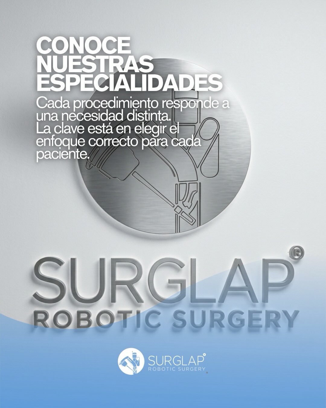 CONOCE NUESTRAS ESPECIALIDADES
Cada procedimiento responde a una necesidad distinta.
La clave está en elegir el enfoque correcto para cada paciente.
Manga gástrica
Procedimiento que reduce el tamaño del estómago para lograr una pérdida de peso progresiva y controlada.
Bypass gástrico
Cirugía que modifica el sistema digestivo para favorecer la pérdida de peso y mejorar enfermedades metabólicas.
Cirugía metabólica
Enfocada en el tratamiento de condiciones como diabetes tipo 2 y alteraciones metabólicas asociadas.
Cirugía robótica avanzada
Tecnología que permite mayor precisión, mejor control y una ejecución más detallada durante el procedimiento.
#CirugíaBariátrica #CirugíaMetabólica #CirugíaRobótica #MangaGástrica #BypassGástrico