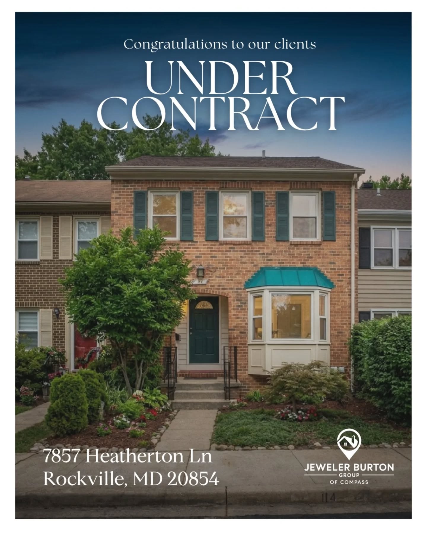 🔑 UNDER CONTRACT
Another one sold Inverness Knolls!
Our clients came to us over three years ago to start planning for the purchase of their first home.
After exploring all the neighborhoods, Inverness rose above for its community feel, excellent schools, and most importantly its walkability to Cabin John Village.
After some starts and stops in the process, we decided this Spring was going to be our time to make it happen and thats exactly what we did.
We are beyond thrilled for our clients and cant wait for them to start their next chapter here.
📍 7857 Heatherton Lane,
Rockville MD 20854
Thinking about buying or selling in Montgomery County? Let's talk.
📞 Aaron Jeweler
301.325.8569
📧 JewelerBurton.com
#UnderContract #InvernessKnolls #RockvilleMD #MontgomeryCountyRealEstate