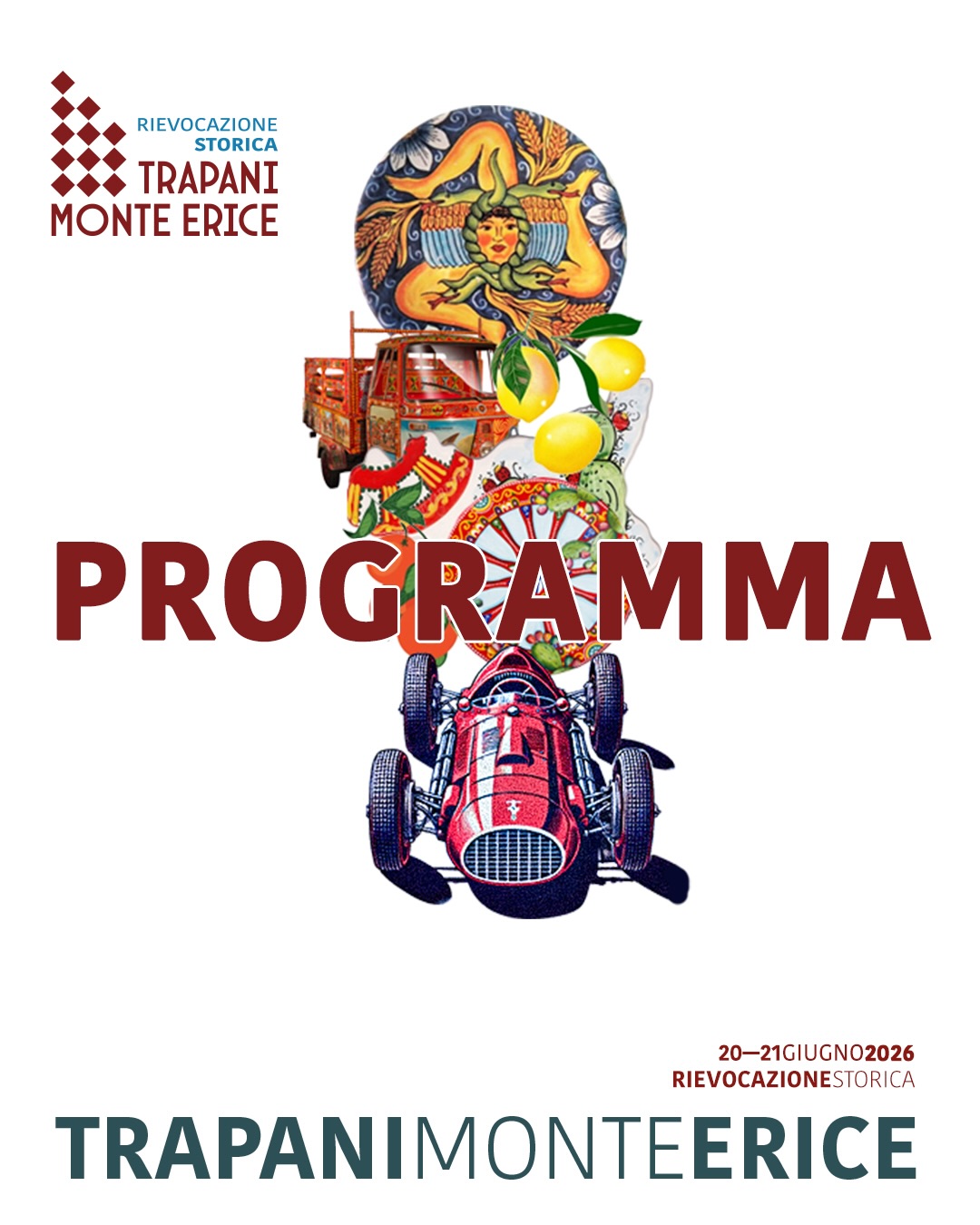 Metti in pausa le solite uova di cioccolato: regala un’emozione a pieni giri. Sostieni la passione, regala la Trapani – Monte Erice! 🐣✨
Noi abbiamo tracciato la rotta, ora mancano solo i protagonisti. Scorri per il progamma ufficiale della prossima edizione… puoi trovarlo anche nel link in bio!
Dalla bellezza di Trapani al fascino senza tempo di Erice, a tanti altri pezzi di Sicilia tutti da scoprire: un itinerario pensato per celebrare la storia dell’automobilismo e la meraviglia del nostro territorio.
Scopri tutte le tappe, i momenti conviviali e i borghi che attraverseremo insieme.
Ci sarai? 😉
#TrapaniMonteErice
