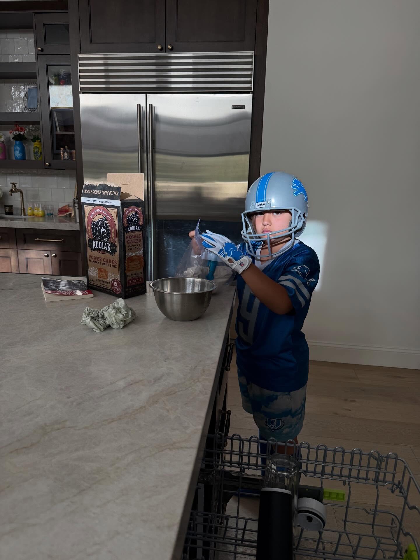 Tell me you’re a boy mom without telling me you’re a boy mom. 😉 It’s always football season around here!! Pancakes anyone?