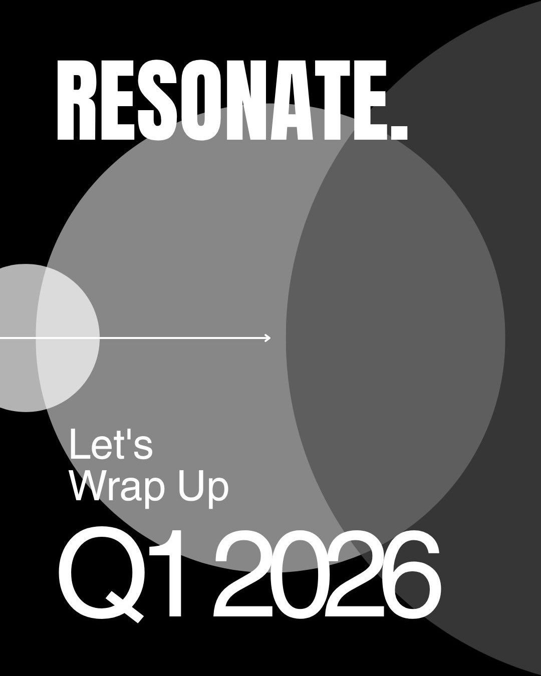Q1 Wrapped! A super exciting start to the year. Huge thanks to all our amazing talent, clients and team.
📧 Please contact info@resonate-talent.com to collaborate