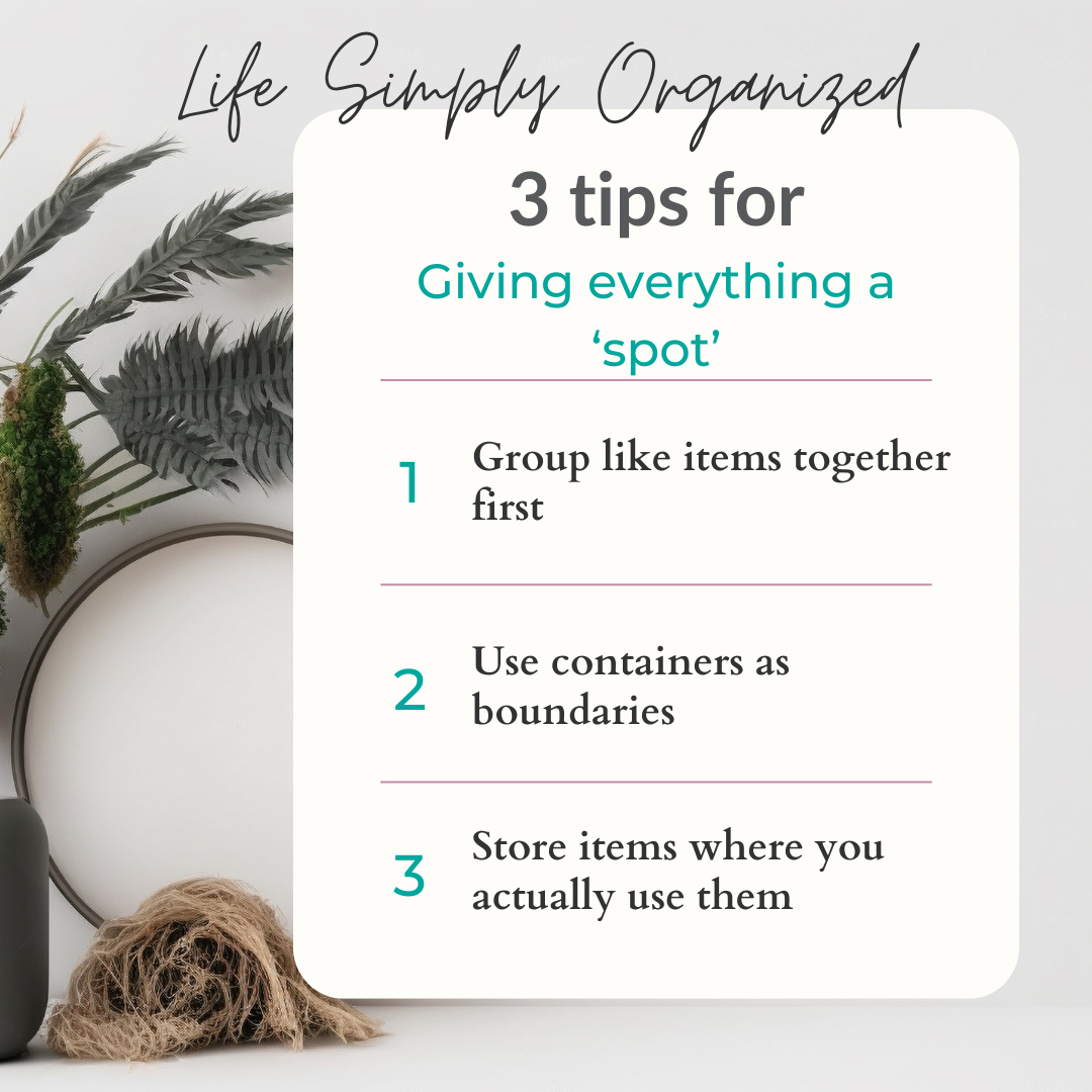 3 tips for giving everything a “spot” — home organization edition 📦✨
1️⃣ Group like items together first — you can’t assign homes if everything is scattered.
2️⃣ Use containers as boundaries — when the bin is full, that’s your limit.
3️⃣ Store items where you actually use them — function always beats perfection.
When everything has a spot, cleanup becomes quicker, clutter stays away, and your home finally works for you. 🙌
#homeorganization #organizationtips #everythinghasahome #organizedhome #professionalorganizer #declutter #homeorganizing #clutterfree #organizedliving #simplifyyourhome #tidyhome #organizationideas #lifeorganized #functionalhome #homeorganizationtips #declutteryourlife #calmhome #organizedspaces
