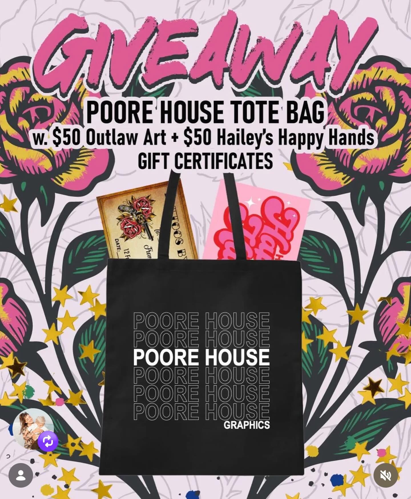 We wouldn’t be where we are without the support of our clients and our community so we like to give back support where we can! Give @poorehousegraphics a follow to see details on entering this giveaway by April 18th, by far our favorite female owned business who does amazing graphic work for logos and business merch! Thank you Bailey for all that you have done for us!